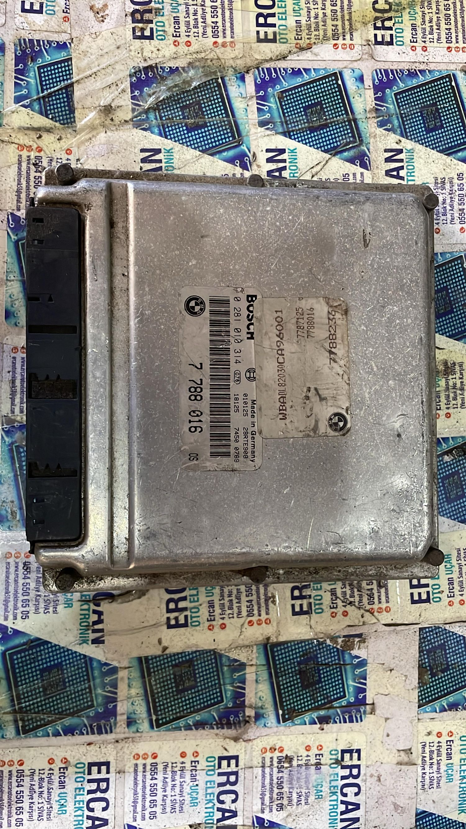 BMW E39 5.30D Motor Beyni 0281010314 7788016 